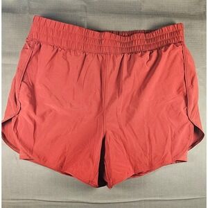 Avia Womens Red 2-in-1 Running Shorts XL 16-18 Built-in Liner AV12100021488